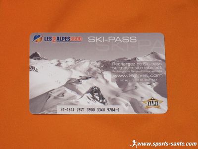 Photo du ski pass mains libres 2 Alpes