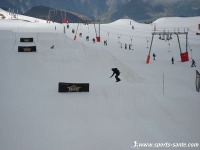 Image du snowparc des 2 Alpes