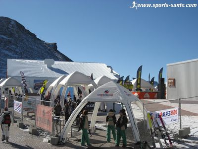 Photo du village test sur le glacier des 2 Alpes