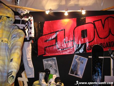 Photo du stand Flow au Mondial du snowboard
