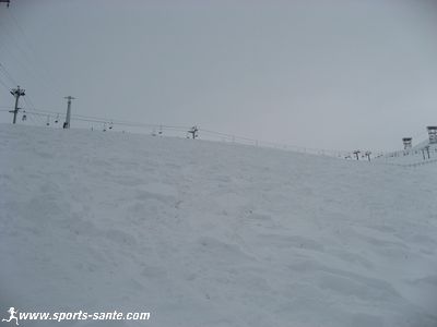 Haut de la piste des sapins