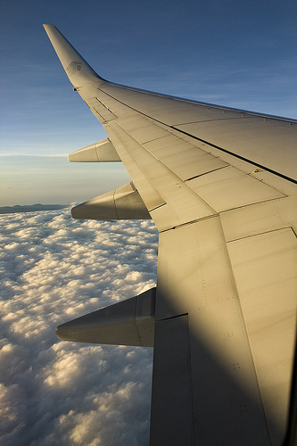 Photo d'aile d'avion