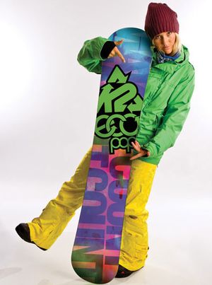Photo de la board de Gretchen Bleiler