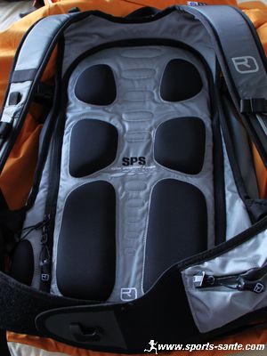 Photo du SPS sur sac à dos