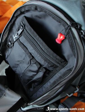 Image d'intérieur de sac à dos