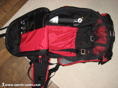 Photo intérieur sac à dos snowpulse
