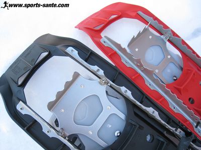 Photo de crampons de raquettes à neige