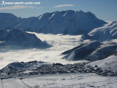 L'Alpe d'Huez grand domaine Ski : ski et snowboard tous niveaux