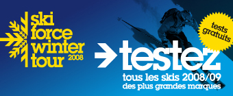 Le village de tests gratuits à l'Alpe d'Huez : le Ski Force Winter Tour