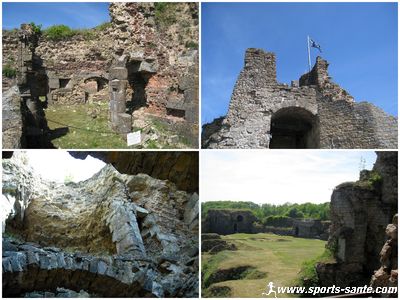 Photo montage chateau médiéval