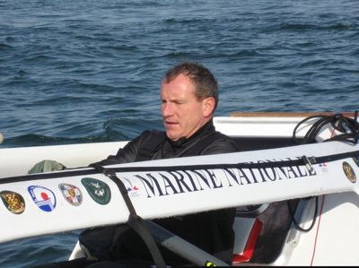 Photo de Bertrand de Gaullier à l'aviron