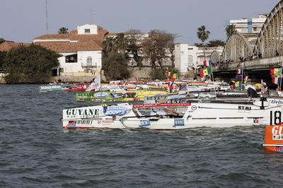 Photo de la ligne de départ de la Bouvet Rames Guyane