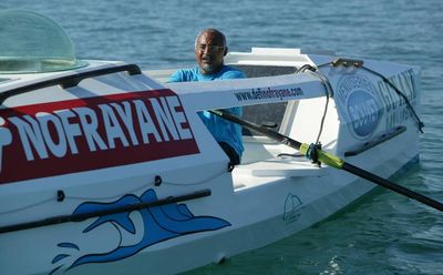 Photo d'Henri Georges Hidair à l'aviron
