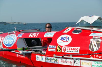 Photo de Patrick Hoyau à l'aviron