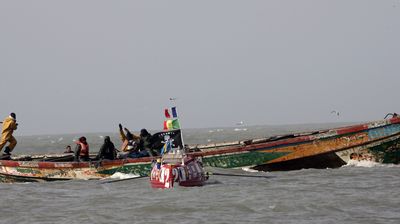 Photo des pirogues sénégalaises
