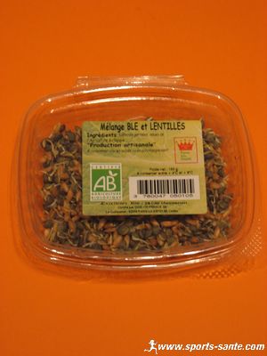 Manger et consommer des graines germées de lentilles et de blé ! Les graines bio c'est naturel et c'est bon