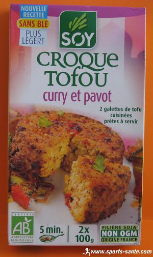 Galette végétale et biologique à base de tofu frais, légumes et céréales bio