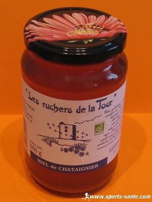 Acheter du bon miel de chataigner biologique. Production par des apiculteurs producteurs Français (Vercors - Drôme 26 - Rhone Alpes)