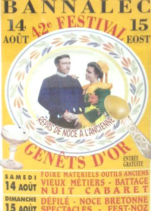 Photo affiche du festival des genêts d'Or à Bannalec
