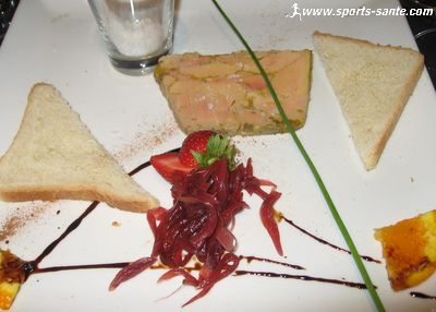 Photo de terrine de foie gras