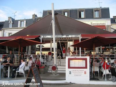 Restaurant de fruits de mer et de poissons à Benodet : le Transat