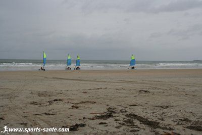 Photo de char à voile sur presqu'ile de Quiberon