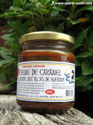 Photo d'une crème de caramel au beurre de Guérande