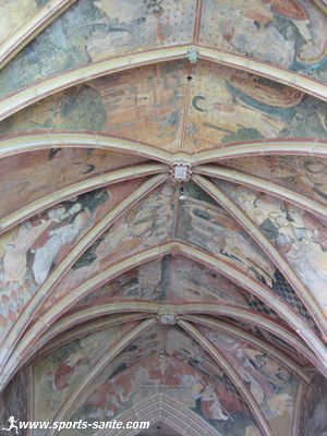 Photo des fresques de l'église de Kernascléden Morbihan