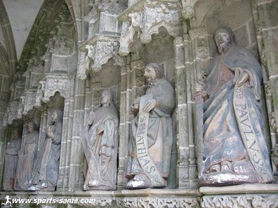 Photo du porche des femmes à Notre Dame de Kernascleden