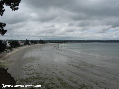 Photo du Cap Coz à marée basse