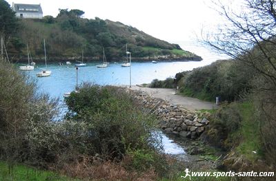Photo de l'embouchure du Merrien en Finistère