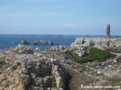 Photo du Monument aux bretons de la France Libre à la Pointe de Penhir
