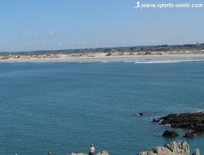 vue de la Plage de la Torche