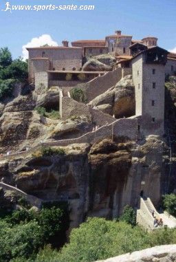 Photo des météores en Grèce