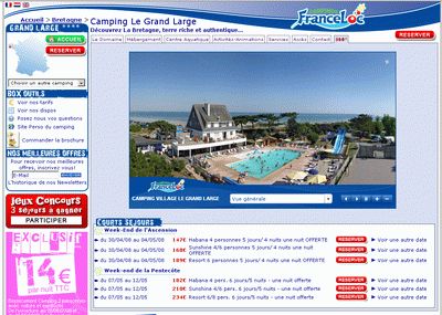 Camping du grand large à Fouesnant