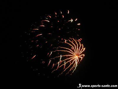 Feu d'artifice pour la fête du Cap Coz (Fouesnant)