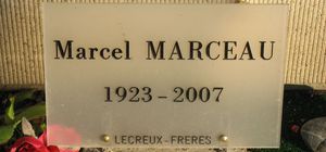 Date de naissance et de mort du Mime marceau
