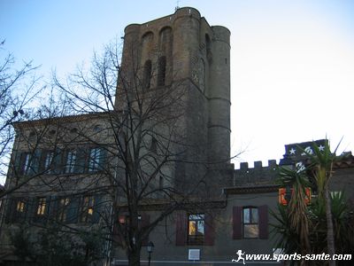 Photo de l'imposante cathédrale Saint-Etienne d'Agde.