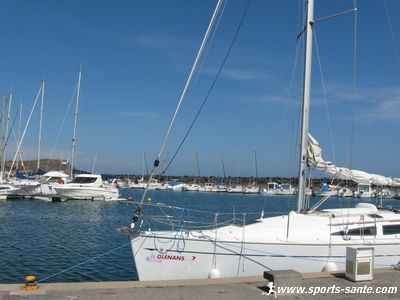 Photo de quai du Cap d'Agde.