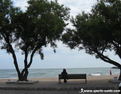 Photo de la plage du grau d'Agde.