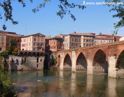 Photo du Pont-Vieux sur le Tarn à Albi