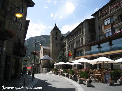 Photo du cente ville d'Ordino