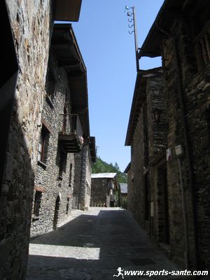 Photo de la rue de la Cortinada en Andorre
