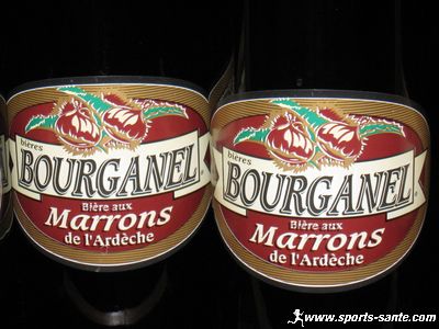 Image d'étiquette de bières aux marrons