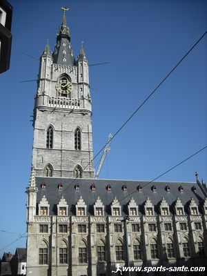 Photo du beffroi de Gand Belgique