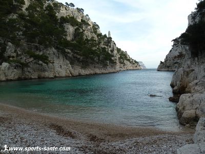 Photo de la Calanque d'En Vau à Cassis