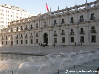 Photo du palacio de la Moneda à Santiago du Chili