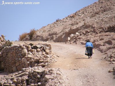 Photo d'une indienne d'Atacama