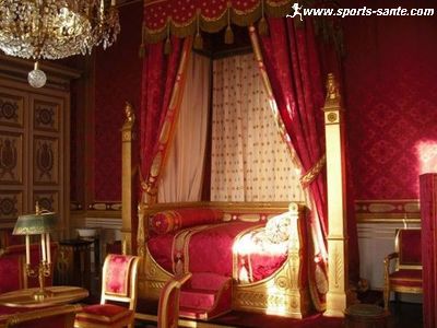 Photo de la chambre de l'empereur palais de Compiègne