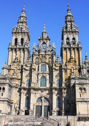 Photo de l'Obradoiro à Compostelle